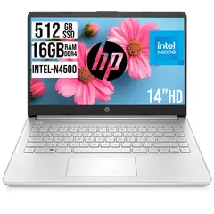 HP - PORTATIL INTEL N4500 SSD 512GB RAM 16GB LED 14 HD