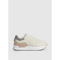PEPE JEANS - Tenis Mujer Rusper Minimal Beige - Blanco - Talla 5