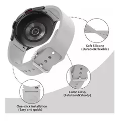 GENERICO - Manilla Compatible con Samsung Galaxy Watch 4-5-6-7 y Fe