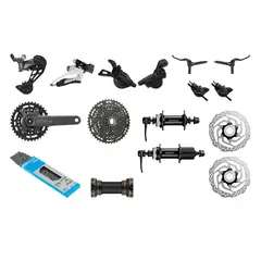SHIMANO - Grupo CUES 36-22T 11-45T 2X11 VEL CMANZANAS FMT200