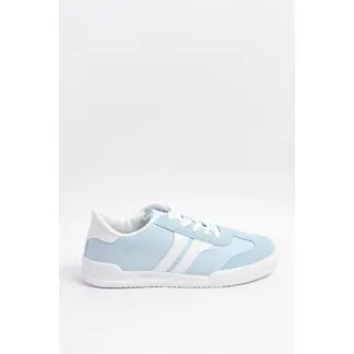 KOAJ - Tenis estilo urbano, en color azul claro con suela plana MUJER