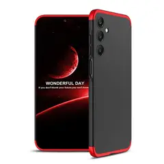 GENERICO - Funda Carcasa Estuche Protector Para Samsung A25 Negro Rojo