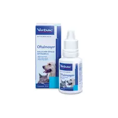 BOEHRINGER INGELHEIM - Oftalmosyn Gotas Infecciones Oidos Ojos Perros Gatos 10Ml