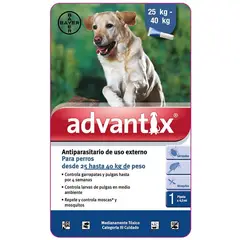 BOEHRINGER INGELHEIM - Advantix Antiparasitario Perros 251 A 40Kg Pipeta 4Ml