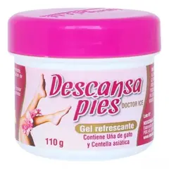 GENERICO - Gel Refrescante Desinflamante Descansa Pies 110 Grms x3 unidad
