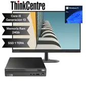 LENOVO - CPU ThinkCentre Neo 50 Core i5 13420HRAM 24GB SSD 1TB SSD W11Pro 21.5