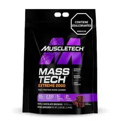 MUSCLETECH - MassTech Extreme 2000 x 12 lb - Triple Chocolate -