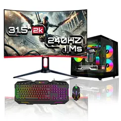 JANUS - Computador Gamer Ryzen 5 5600GT RAM 16GB SSD 512GB Monitor 32 Pulgadas 240Hz