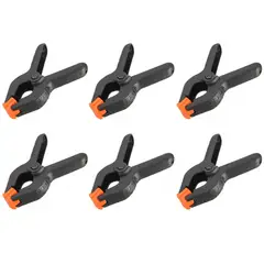 GENERICO - Kit 6 Pinzas Para Fondo Telón De Fotografía Y Video
