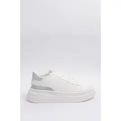 KOAJ - Tenis blancos de plataforma con contrastes posteriores Mujer