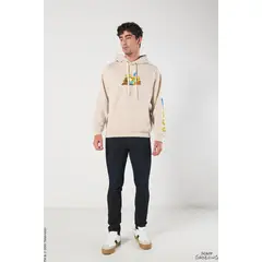 KOAJ - Buzo oversize kaki con capota y diseños de Los Simpson HOMBRE