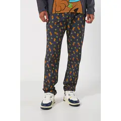 KOAJ - Pantalón jogger gris intenso con diseños de Scooby-Doo HOMBRE