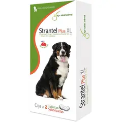 BOEHRINGER INGELHEIM - Strantel Plus Xl Antiparasitario Perros Mayor A 35Kg Tableta Saborizada