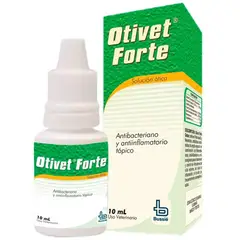 BOEHRINGER INGELHEIM - Otivet Forte Solucion Otica Antiinflamatorio Perros Gatos 10Ml