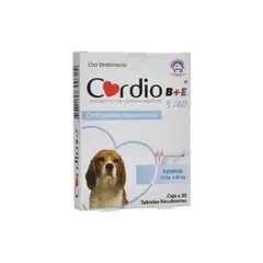 BOEHRINGER INGELHEIM - Cardio Be 5-40 Insuficiencia Cardiaca Perros 10-20Kg 30 Tab