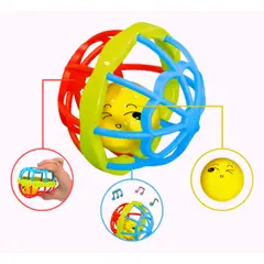 GENERICO - Sonajero Sensorial Para Bebe Pelota De Agarre Flexible