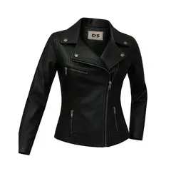 MODA EN CIRCUITO - Chaqueta Chamarra en Cuero -tex Para Mujer