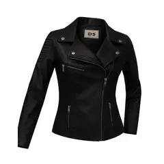 MODA EN CIRCUITO - Chaqueta Chamarra en Cuero -tex Para Mujer