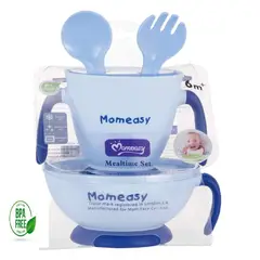 MUNDO BEBE - Set De Vajilla Bebe Momeasy Bebe Niño