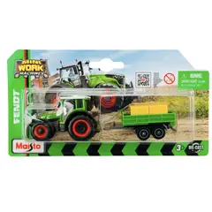 MAISTO - Tractor a escala Massey Ferguson verde Original
