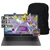 HP - PORTATIL 245 G10 AMD RYZEN 3 7330U 8GB RAM 512GB SSD PANTALLA 14" HD + BOLSO OBSEQUIO!!!