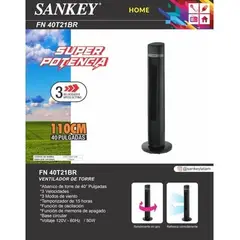SANKEY - VENTILADOR DE TORRE 42” FN-40T21BR