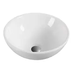 PAMO - Lavamanos Redondo Oslo 28x10 cm Blanco Tipo Vessel