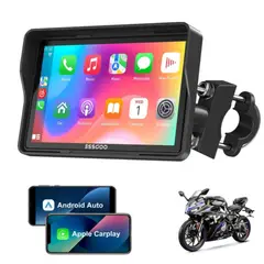 GENERICO - CarPlay y Android Auto inalambrico 5 pulgadas para Moto