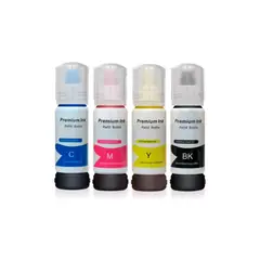 QUALITY - 4 Tintas Genéricas Compatible Impresora EPSON 544