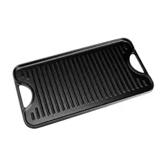 VICTORIA - Plancha Reversible para Asar de Hierro Fundido 47 X 25 Cm