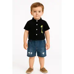 LUSOLSI - Niños ropa conjuntos de vestir bebes elegantes camisa y pantalón