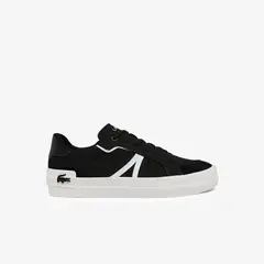 LACOSTE - Tenis Casuales Original Negro Para Hombre