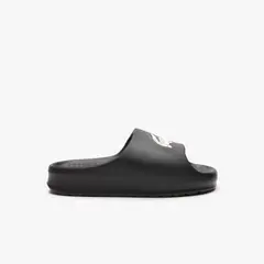 LACOSTE - Sandalias Casuales Original Negro Para Mujer