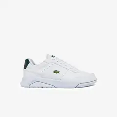 LACOSTE - Tenis Deportivos Original Blanco Para Niños
