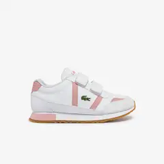 LACOSTE - Tenis Deportivos Original Blanco Para Niños