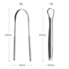 GENERICO - Limpiador Raspador De Lengua Higiene Profilaxis Oral Acero