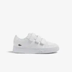LACOSTE - Tenis Deportivos Original Blanco Para Niños