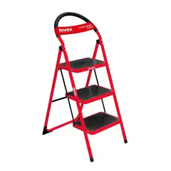 GENERICO - Escalera Plegable 3 Pasos Capacidad 150kg Ronix