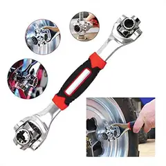 GENERICO - Llave Inglesa 48 En 1 Multifunción Con Cabezal Giratorio