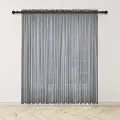 ADVANCE - Cortina Gris en Velo Muselina 4 mts x 2.10 mts Entero