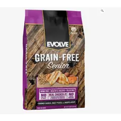 EVOLVE - Dog Grain Free Senior Chicken 14Lbs
