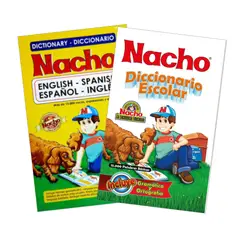 GENERICO - Diccionario Español Inglés Escolar Nacho Set x 2 Libros