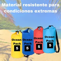 GENERICO - Bolso Impermeable Ocean Pack 5 Litros Colores.