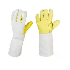 NACIONAL - GUANTE CARNAZA REFORZADO VAQUETA LARGO 30 CM X 6 PARES