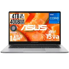 ASUS - PORTATIL EXPERTBOOK INTEL CORE I7-13620H SSD 4TB RAM 40GB DDR5 LED 14 FHD
