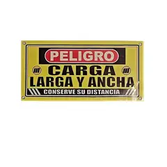 NACIONAL - SEÑALIZACIÓN TIPO PENDON CARGA ANCHA Y LARGA 100X50