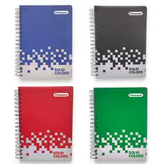 PRIMAVERA - Cuaderno Mediano 7 Materias Argollado Cuadros PD.