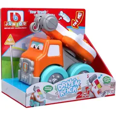 JUGANDO Y EDUCANDO - Carro De Construcción Con Guitarra Musical 2 En 1 Bebés