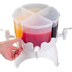 GENERICO - Dispensador De Bebidas Con Grifos Perfecto Para Compartir