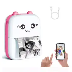 GENERICO - MINI IMPRESORA TERMICA RECARGABLE BLUETOOTH